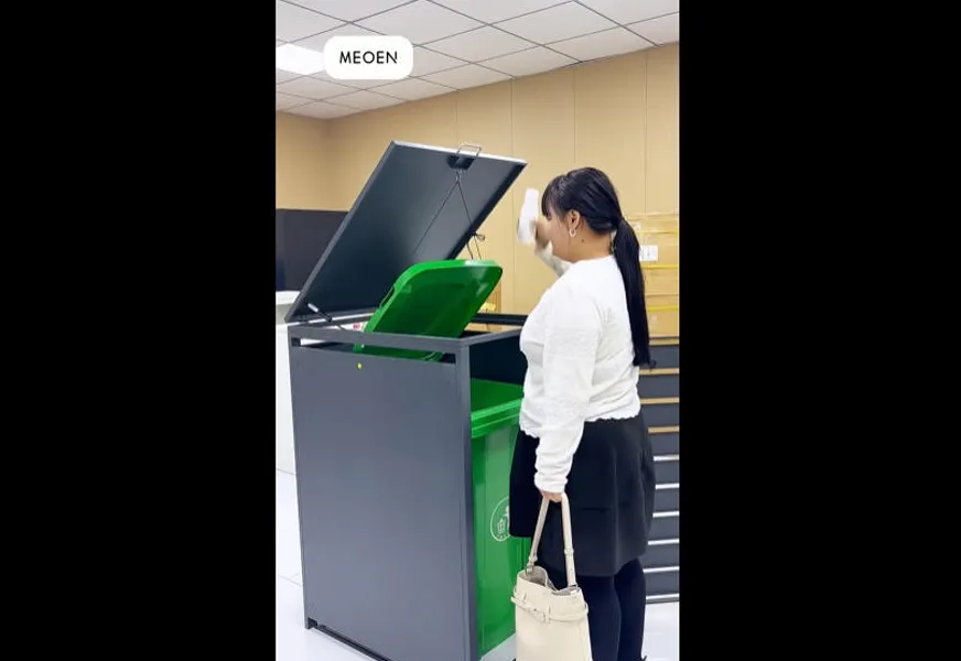 Stylish steel trash can enclosures Ⅰ
