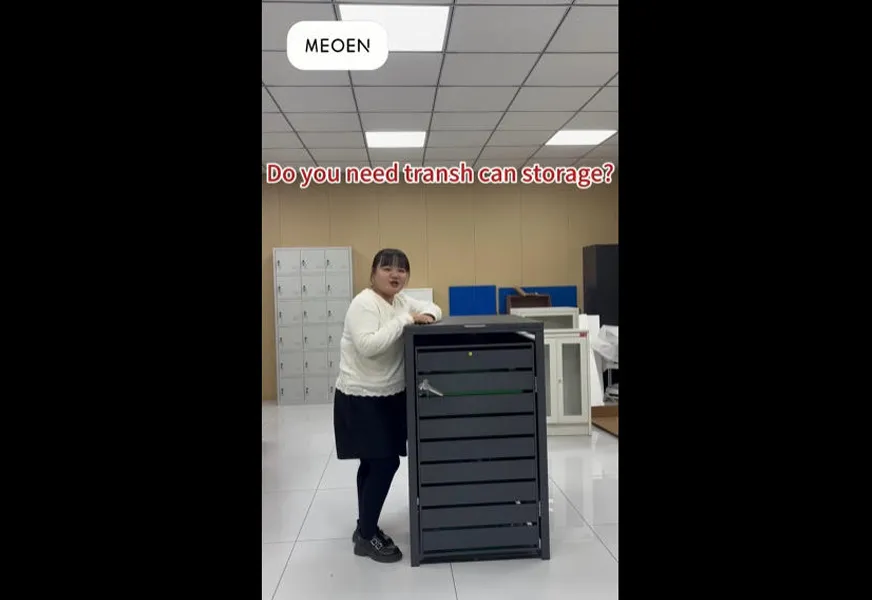 Do you need trash can storage?Call me