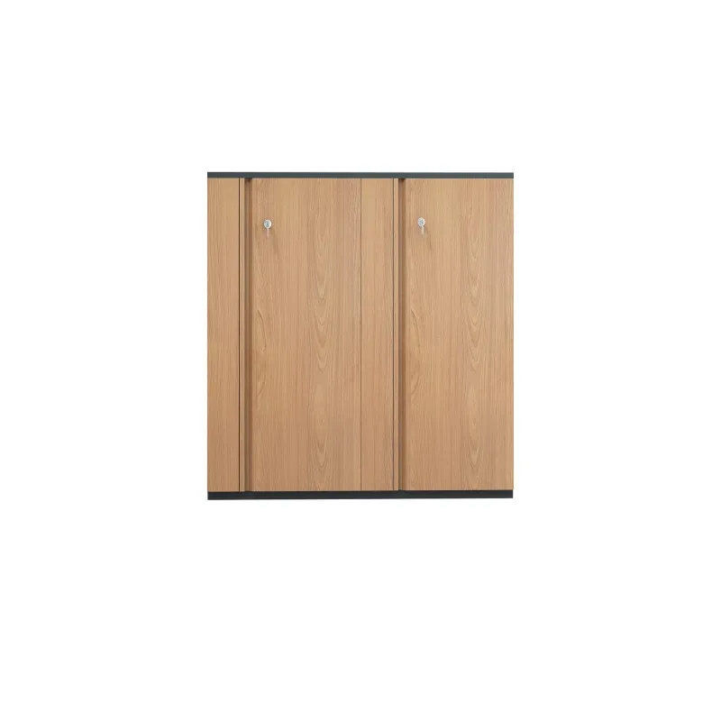 1090mm Four-door Wood Grain Transfer Lockable Steel Low Filing Cabinet