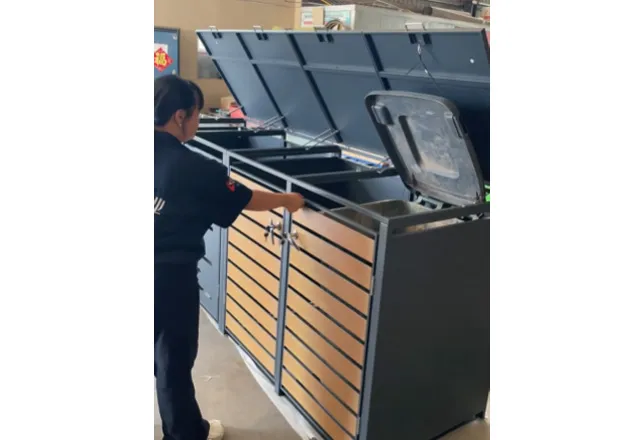 Modular Design Steel Trash Can Enclsure